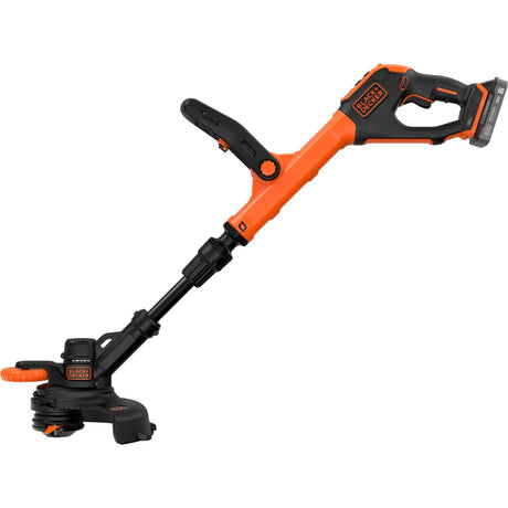 Podkaszarka Black+decker 18 V z 2 ostrzami i akumulatorową podkaszarką do trawy (czarno-pomarańczowa, 25 cm, bateria w zestawie)