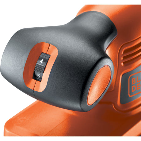 Szlifierka oscylacyjna Black+decker 240w 1 3 arkusze (czarno-pomarańczowa)