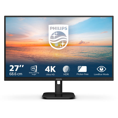 Philips 27e1n1800a 00 27 Monitor 4k UHD (czarny, 2x HDMI, Display Port)