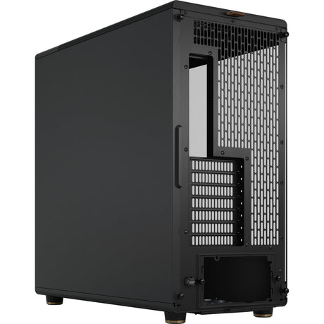 Obudowa Midi Tower o konstrukcji fraktalnej North XL (kolor czarnego drewna | 2x USB-A | 1x USB-C | szkło hartowane)