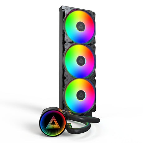 Chłodzenie wodne Montech Lightflow argb 360 (czarne)