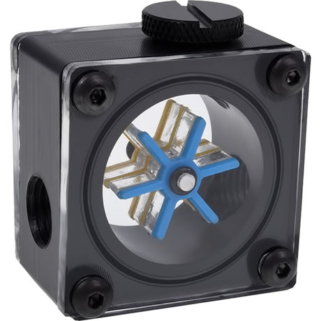 Wskaźnik przepływu Alphacool eisflügel g1 4 przepływomierz kwadratowy (czarny)