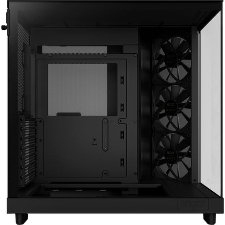Obudowa midi tower Nzxt h6 flow (czarna | 2x USB-A | 1x USB-C | szkło hartowane)