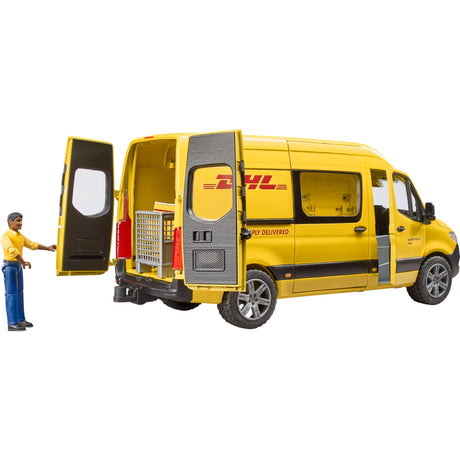 Bruder MB Sprinter DHL z kierowcą model pojazdu (02671)