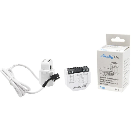 Shelly em gen3 - (1 x 50a ct w zestawie) licznik energii elektrycznej bluetooth, wifi