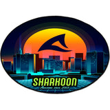 Mata podłogowa Sharkoon SFM11 (retro) mata ochronna (niebiesko-żółta)