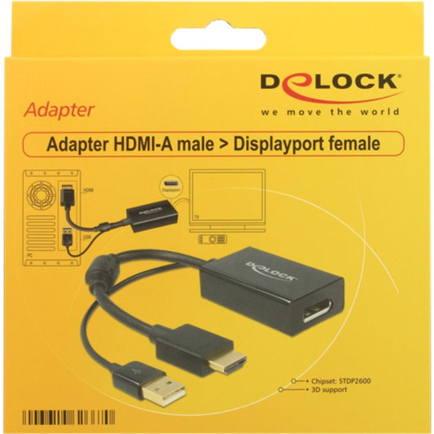 Delock adapter HDMI -> Display Port 1.2