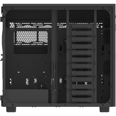 Obudowa typu big tower Thermaltake ax700 tg (czarna | 4x USB-A | 1x USB-C | szkło hartowane)