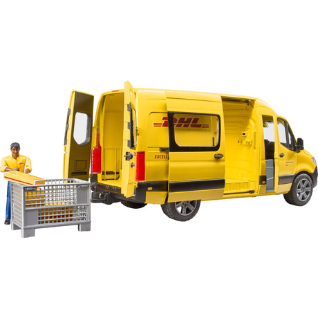 Bruder MB Sprinter DHL z kierowcą model pojazdu (02671)