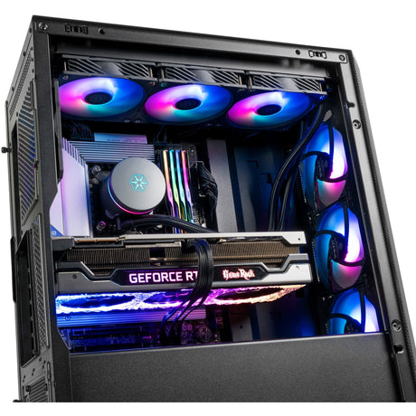 Obudowa Silverstone Fara 514x Midi Tower (czarna | 2x USB-A | 1x USB-C | RGB | szkło hartowane)