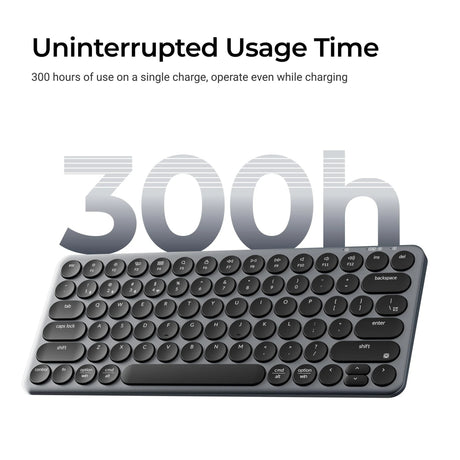 Klawiatura Keychron b3 pro-k8 (biała, układ amerykański (qwerty), przełączniki nożycowe, 75%, nasadki klawiszy abs, 2,4 GHz | bluetooth | usb)