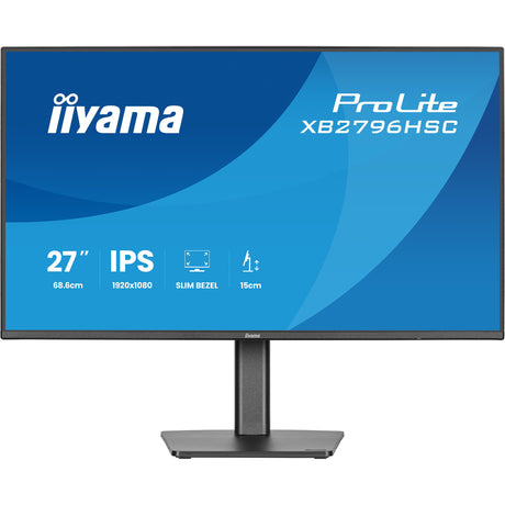Monitor Iiyama prolite xb2796hsc-b1 27 (czarny (matowy), 144 Hz, HDMI, USB-C, audio)