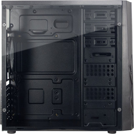 Obudowa midi tower Inter-tech b-02 rgb (czarna | 3x usb-a | rgb | okienko)