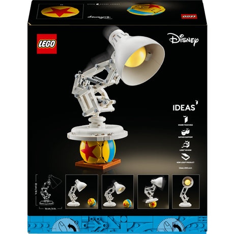 Pomysły Lego ® Disney Pixar luxo jr. model wystawowy - 21357