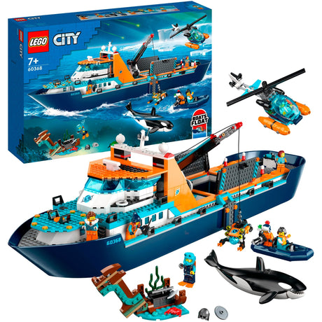 Lego City - zabawka konstrukcyjna statku polarnego (60368)