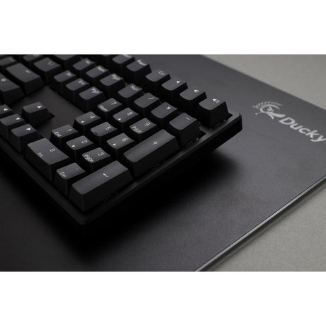 Klawiatura mechaniczna Ducky Origin Phantom Black (czarna, układ US (QWERTY), Cherry MX Speed Silver, 100%, hot swap, podwójne klawisze pbt)