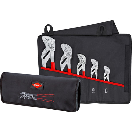 Knipex 001955s4 Zestaw 5-częściowych szczypiec do kluczy w torbie na rolce