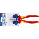 Seria Knipex 97 - szczypce do zaciskania - 180mm - izolacja vde - ergonomiczne