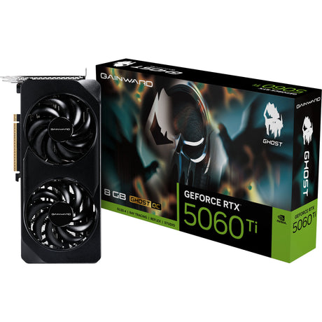 Karta graficzna Gainward GeForce RTX 5060 Ti Ghost OC 8 GB (3x DisplayPort, 1x HDMI 2.1, DLSS 4)