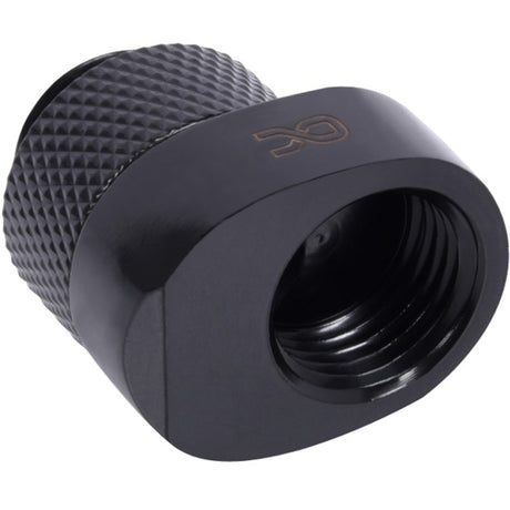 Alphacool eiszapfen 8mm element offsetowy obrotowy połączenie g1 4 ag do g1 4 ig (czarny)