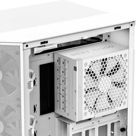 Modułowy zasilacz Nzxt c1200 atx 3.1 o mocy 1200 W (biały, 1x 12v-2x6, 3x pcie)