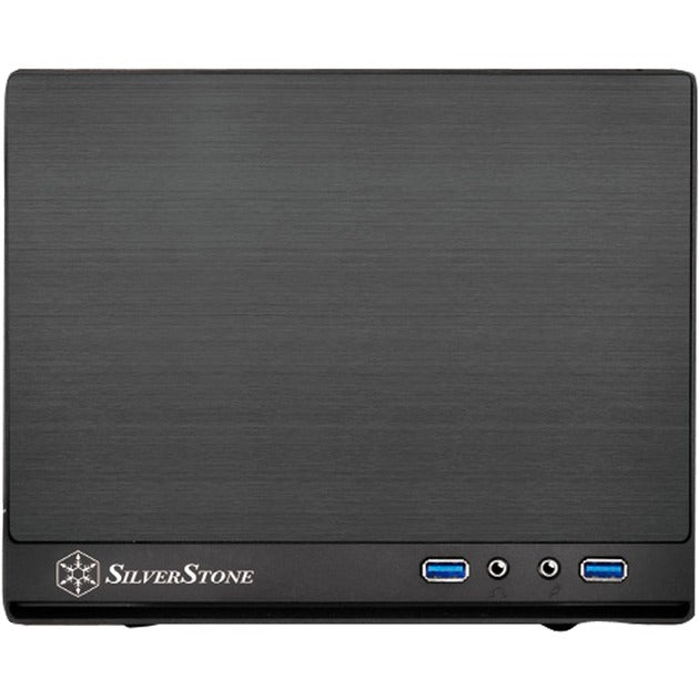 Obudowa mini tower Silverstone SG13B-Q (czarna | 2x USB-A)