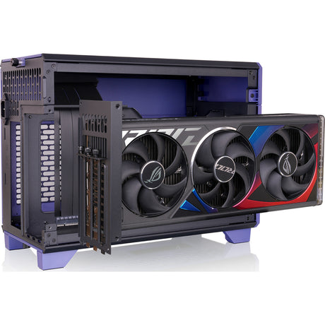 Obudowa mini tower Thermaltake tr100 future dusk (fioletowa | 2x USB-A | 1x USB-C)