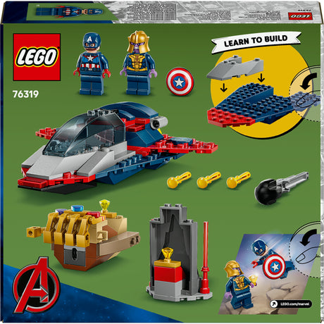 Lego superbohaterowie Marvel 76319 Kapitan Ameryka kontra Thanos