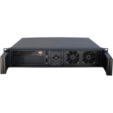 Obudowa rack Inter-tech 2u-2098-sk (czarna | 2x USB-A)