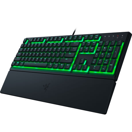 Klawiatura do gier Razer Ornata V3 x Low Profile RGB (czarna, układ US (QWERTY), membrana, 100%)