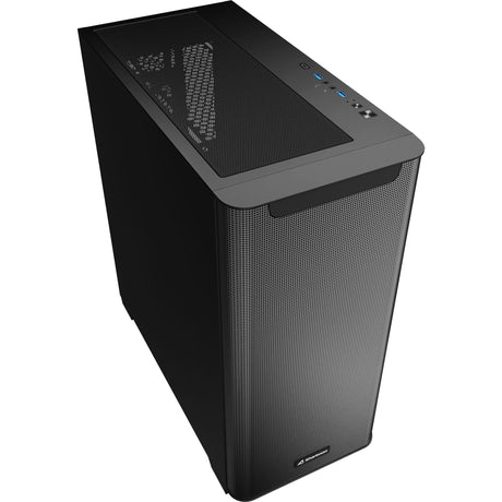 Sharkoon m30 czarna obudowa midi tower (czarna | 2x USB-A | 1x USB-C)