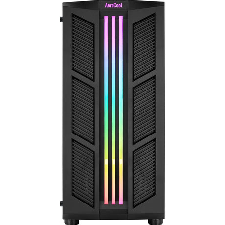 Obudowa Aerocool Prime V2 Midi Tower (czarna | 2x USB-A | RGB | okienko)