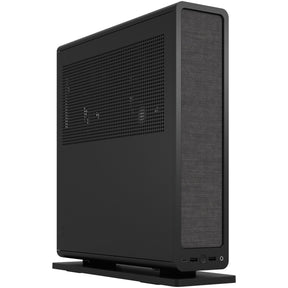 Czarna obudowa mini tower Fractal Design Ridge (czarna | 2x USB-A | 1x USB-C)