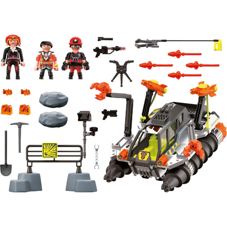 Playmobil Dino Rise - Comet Corp. zabawki budowlane wiertarki wyburzeniowe (70927)
