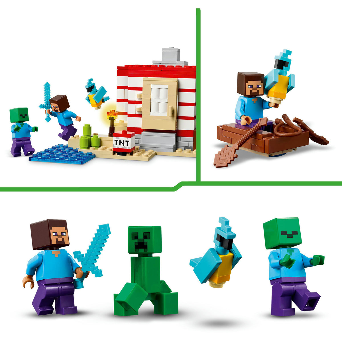 Lego® Minecraft® Dom w dżungli TNT, zestaw gier wideo – 21275