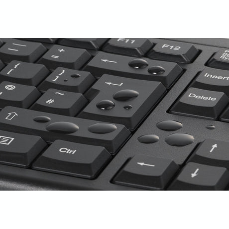 Bezprzewodowy zestaw stacjonarny Kensington km150 eq Zestaw stacjonarny (czarny, układ USA (qwerty), membrana, 100%, 1200 dpi)