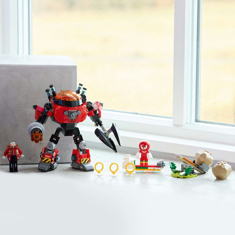 Lego® Sonic the Hedgehog™ Knuckles kontra Doktor Eggman Mech kruszący jajka — 77005