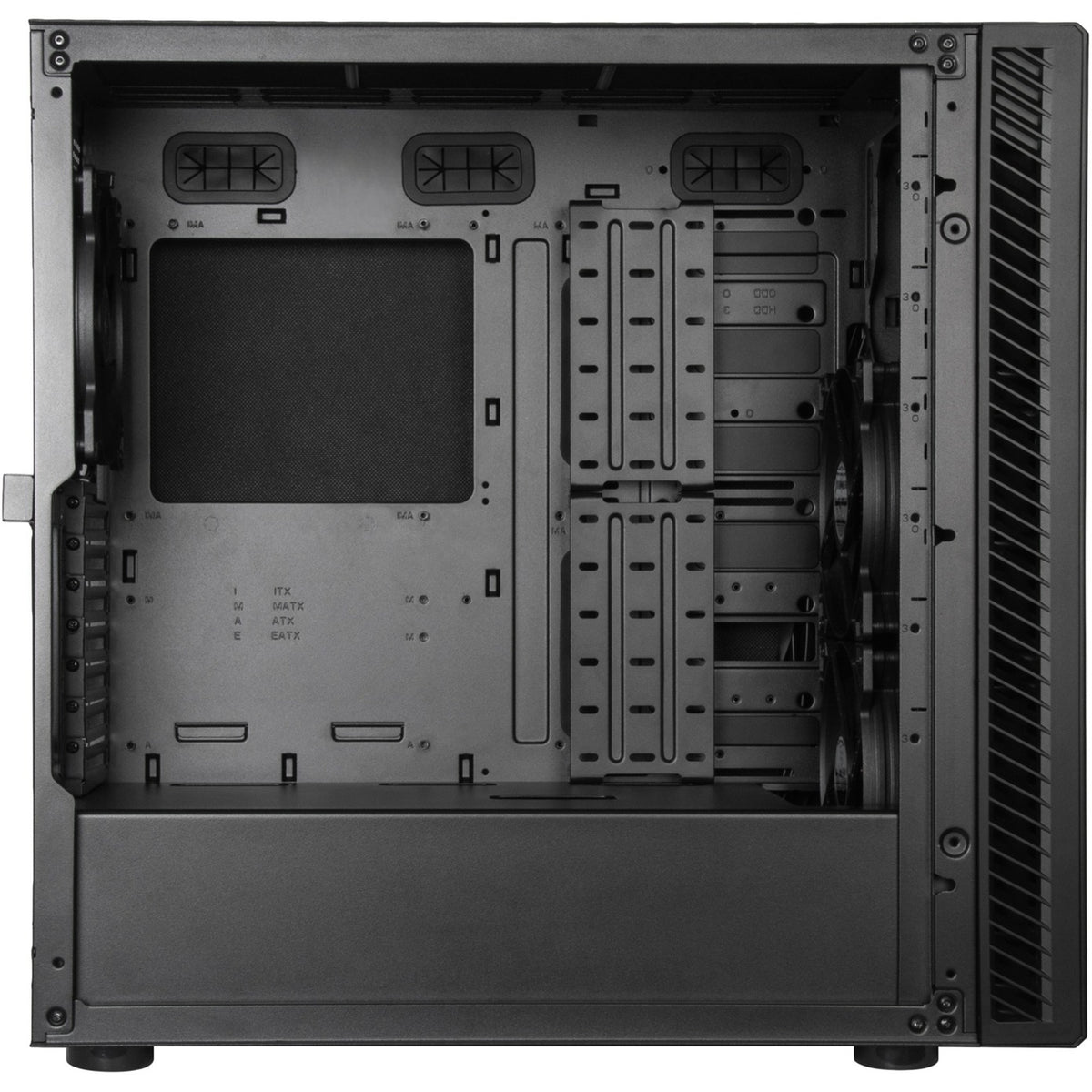 Obudowa midi tower Silverstone seta q1 (czarna | 2x USB-A | 1x USB-C)