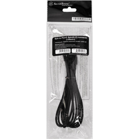 Przedłużacz Silverstone sst-pp07-pcib (czarny, 25 centymetrów, pp07-pcib)