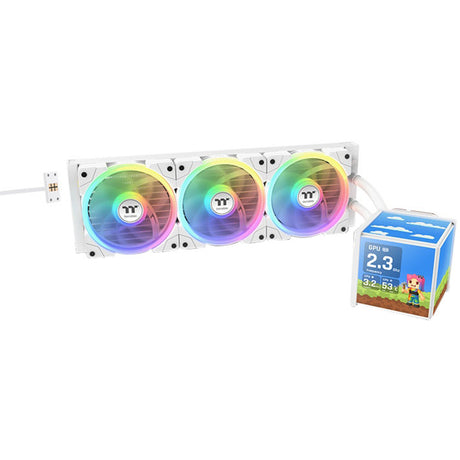 Thermaltake Minecube 360 Ultra Arbb Sync AIO Liquid Cooler - Snow Edition Chłodzenie wodne (białe)
