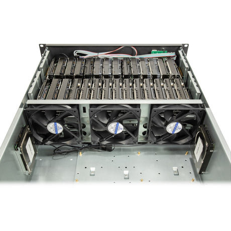 Inter-tech 4f28 rack górniczy, obudowa serwerowa (czarny | 2x USB-A)