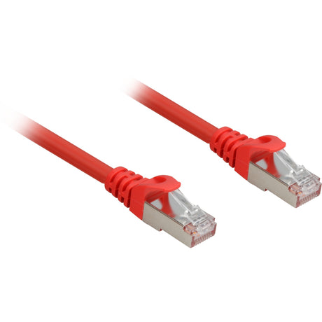 Kabel sieciowy Sharkoon SFTP, RJ-45 kat. 6a (czerwony, 1,5 m, bezhalogenowy)