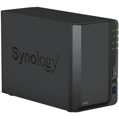 Stacja dyskowa Synology ds223 nas (czarna, 1x 1GB LAN, 3x USB 3.2 gen 1)