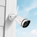 Foscam fi9911w, zewnętrzna kamera bezpieczeństwa ip 3mp wifi (biała)