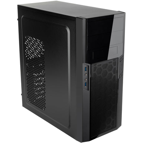 Obudowa midi tower Silverstone sst-ps13b (czarna | 2x USB-A)