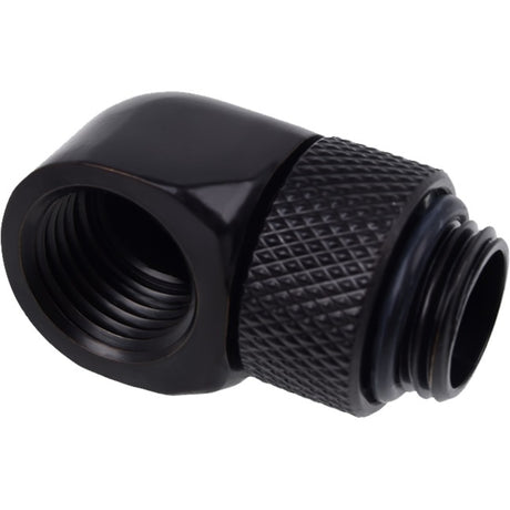 Złącze Alphacool eiszapfen l obrotowe połączenie g1 4 ag do g1 4 ig (czarne)