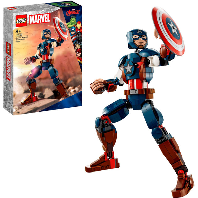Figurka LEGO Super Heroes 76258 Kapitan Ameryka
