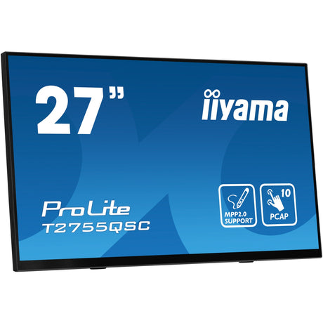 Monitor dotykowy Iiyama Prolite T2755QSC-B1 27 (czarny, HDMI, Display Port, 2x USB-A, USB-B)