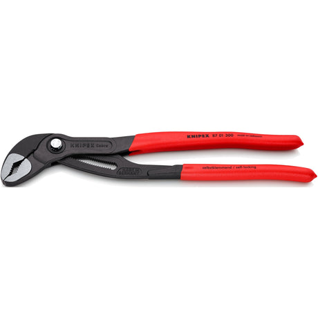 Szczypce do pomp wodnych Knipex Cobra 8701300 (czerwone, 300 mm)