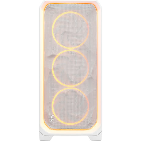 Konstrukcja fraktalna meshify 3 ambient pro rgb obudowa midi tower (biała | 2x usb-a | 1x usb-c | rgb | szkło hartowane)